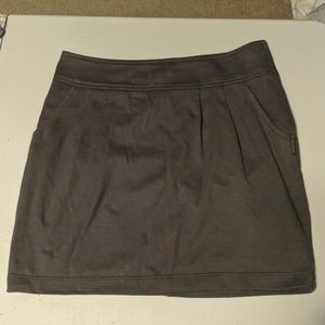 Charcoal mini skirt